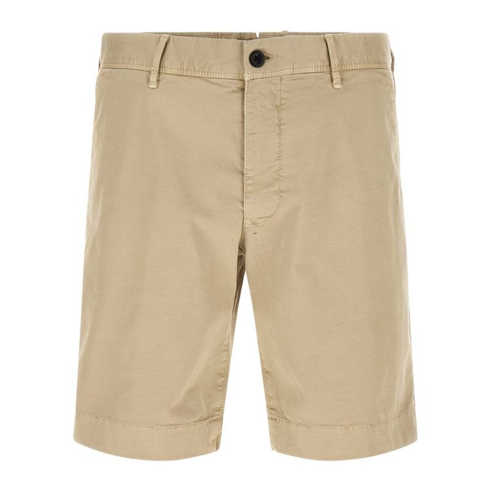 Incotex Beige Cotton Bermuda Men's Shorts